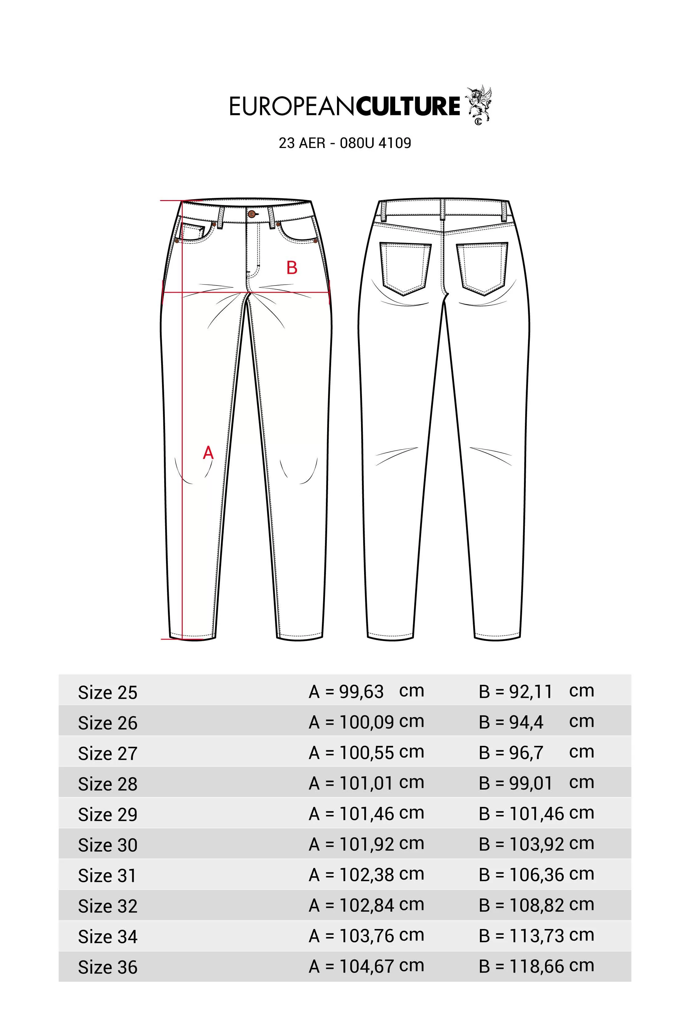 Five-Pocket Slim Fit Stretch Denim Pants 080U 4109