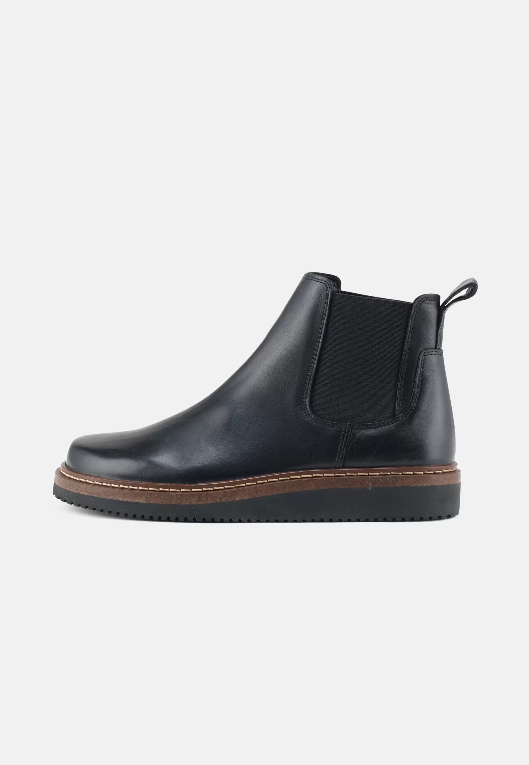 Gry Stvle Waxy Leather - Black