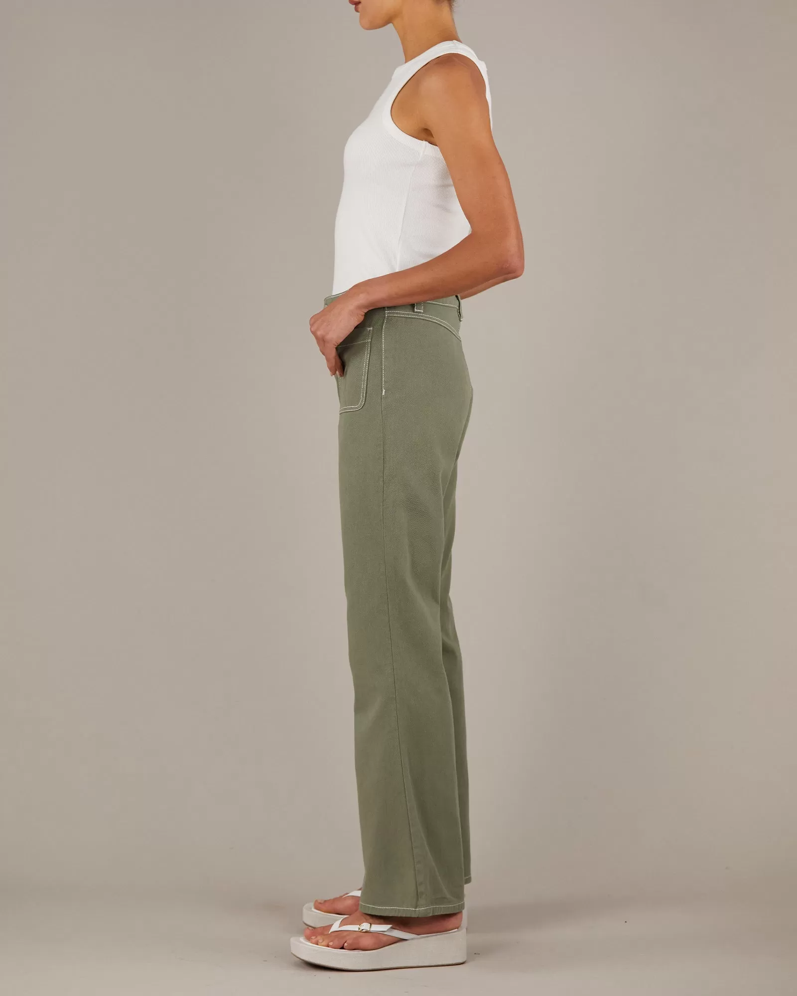 Hexham Drill Pant - Sage