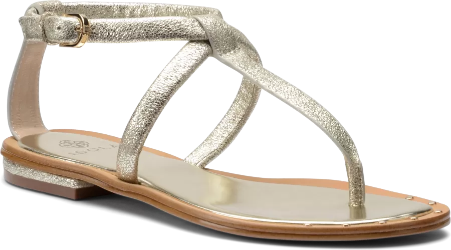 Isola Women's •Mackenzie• Studded-Toe Thong Sandal