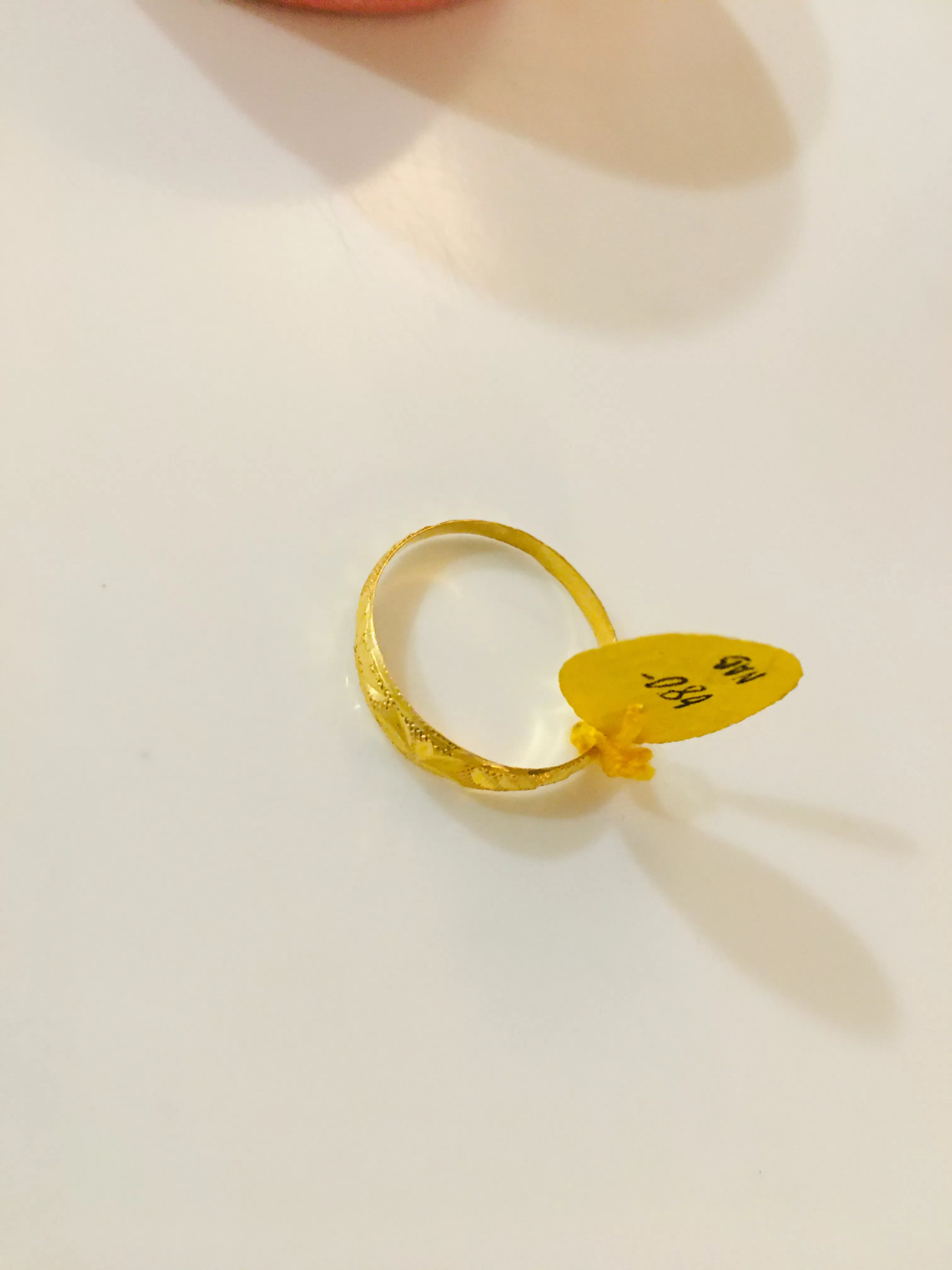 Item no. SP1052 Bangkok Solid gold Ring Size 6.5