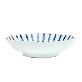 Japanese Sumo Pattern Porcelain Bowl