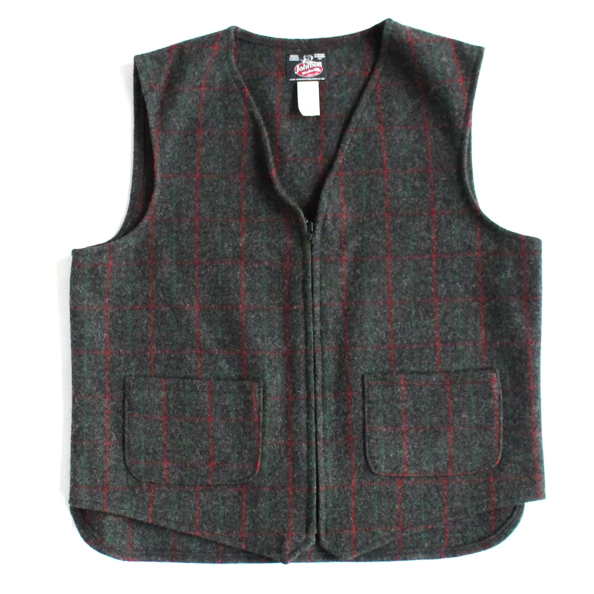 Johnson Woolen Mills Two Pocket Wool Vest