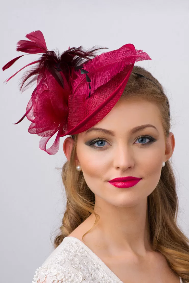 Kate Fascinator - Wine