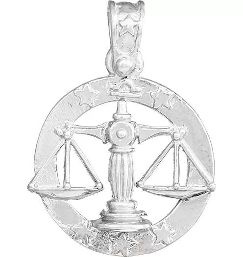 Large Libra Zodiac Charm