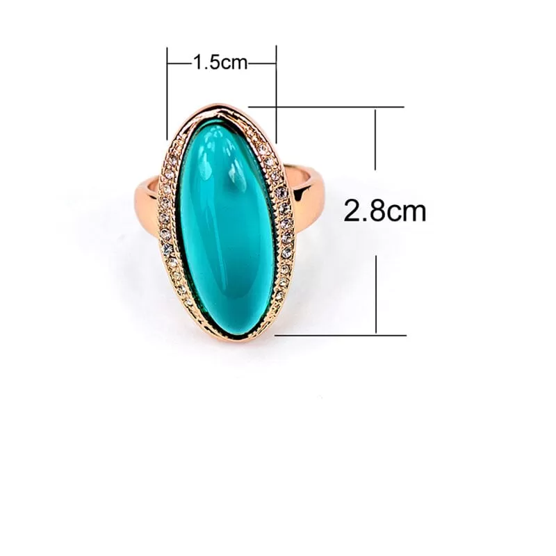 Like a Princess Oval Emerald Ring