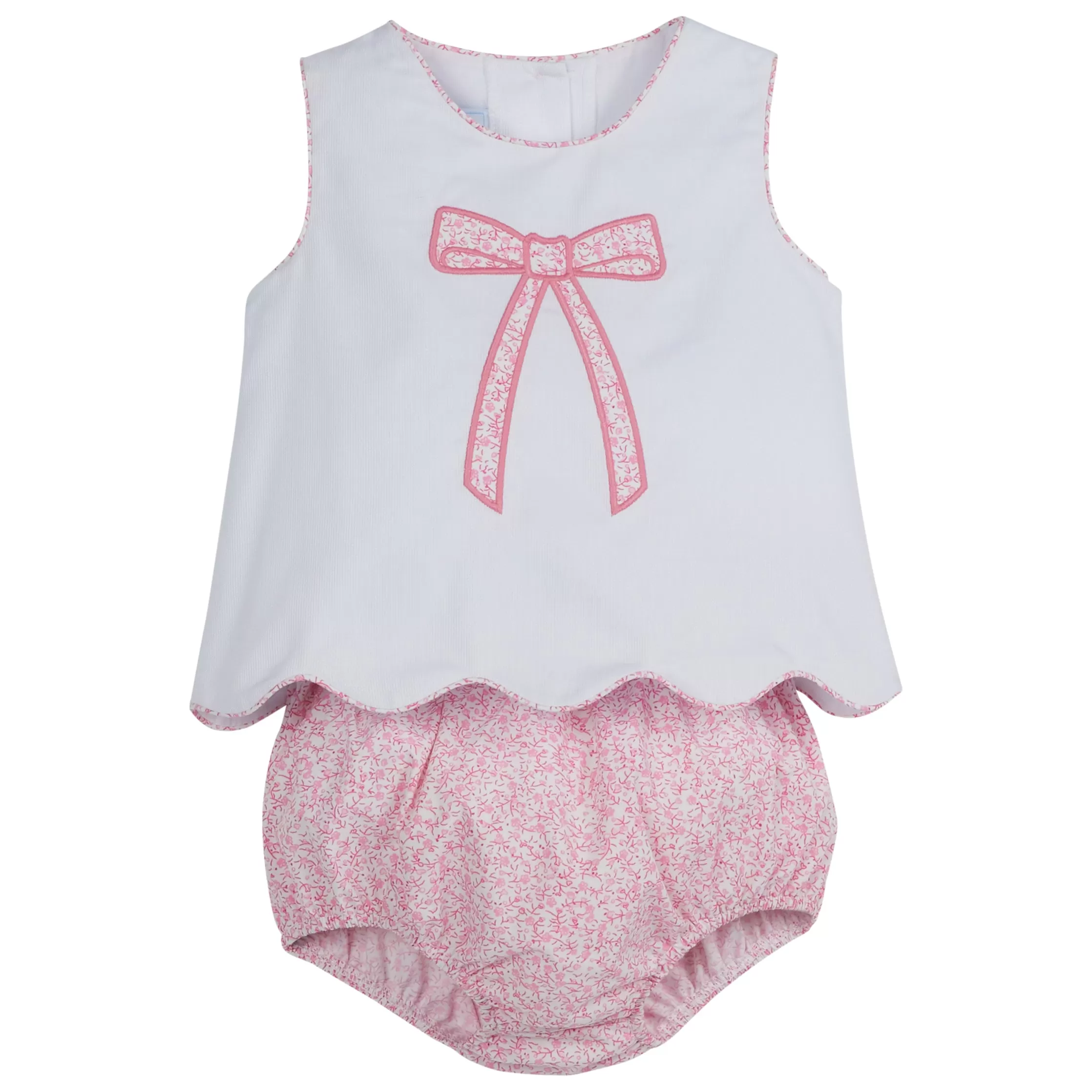 Little English - Odette Diaper Set - Pink Vinings