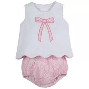 Little English - Odette Diaper Set - Pink Vinings