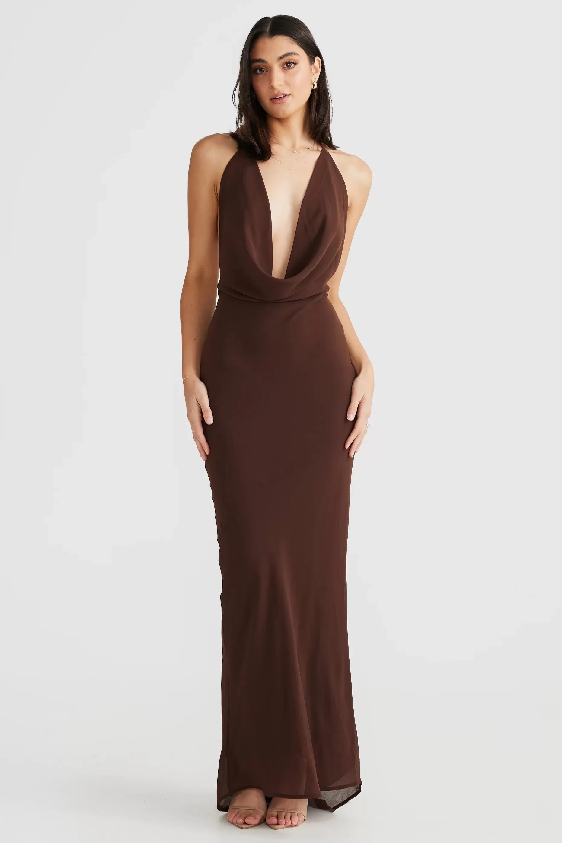 Lopez Dress - Brown