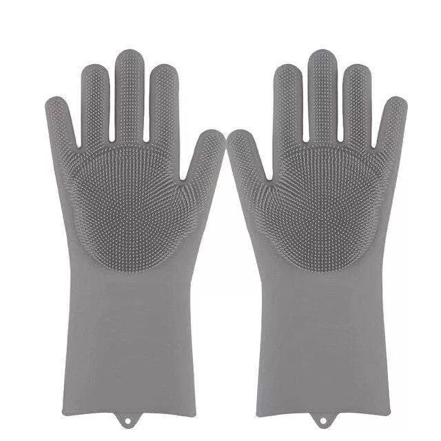 Magic dishwashing gloves