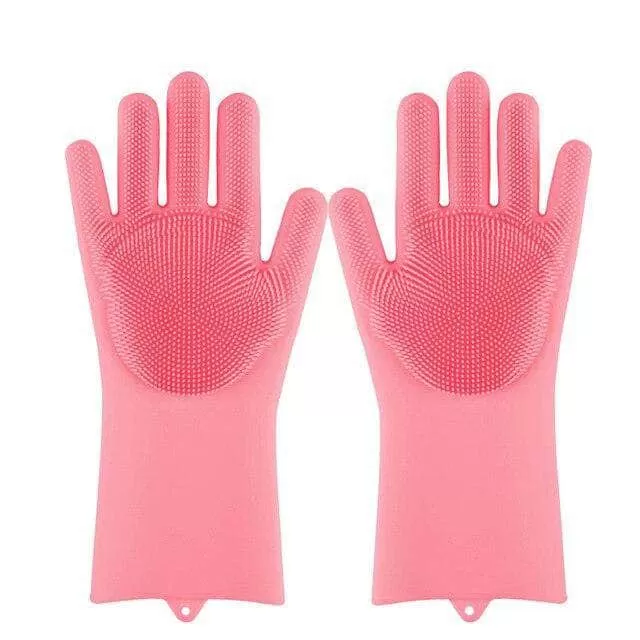 Magic dishwashing gloves