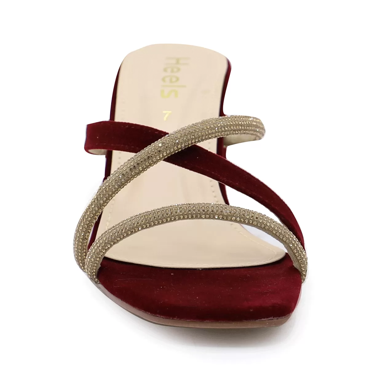 Maroon Fancy Slipper 045155