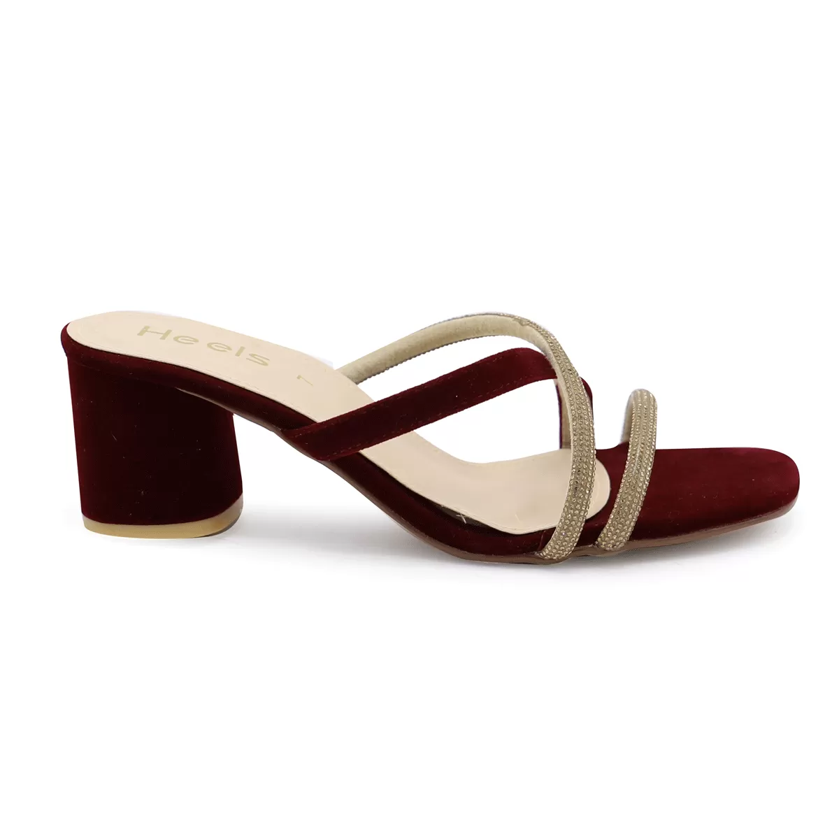 Maroon Fancy Slipper 045155