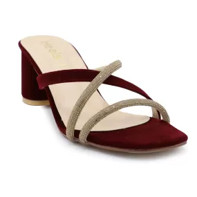 Maroon Fancy Slipper 045155