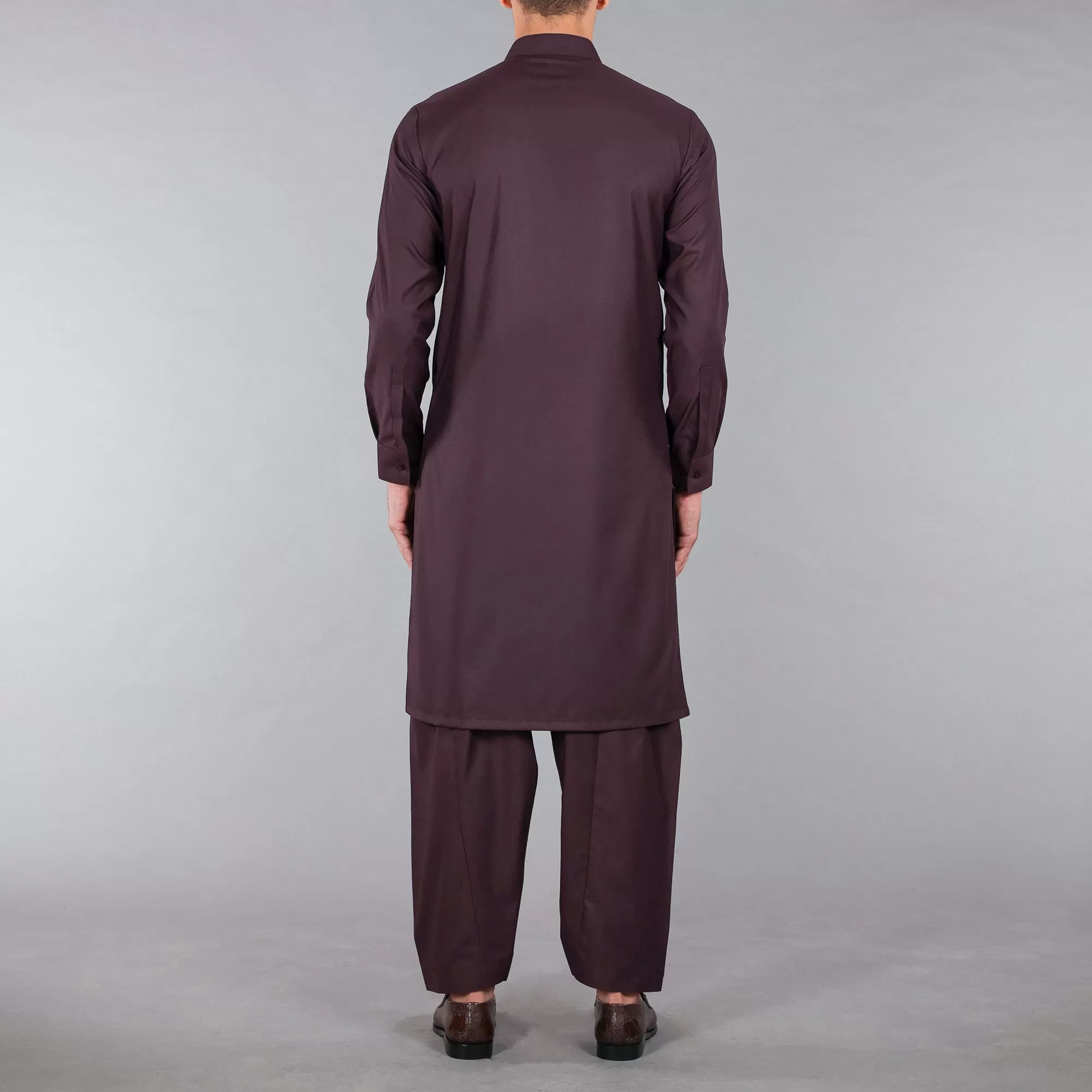 Maroon Shalwar Qameez