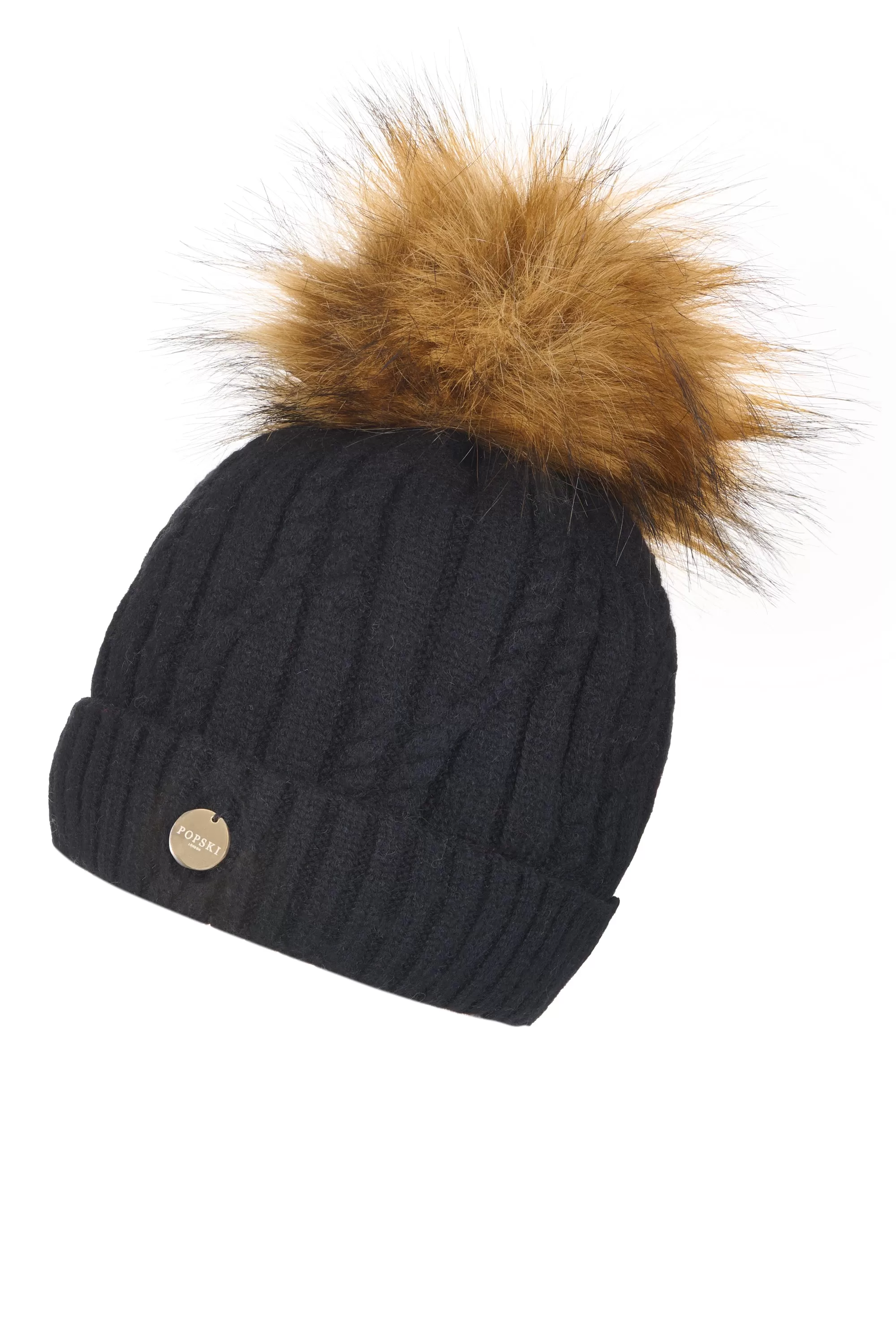 Mini Fleece Lined Pom Pom Hat