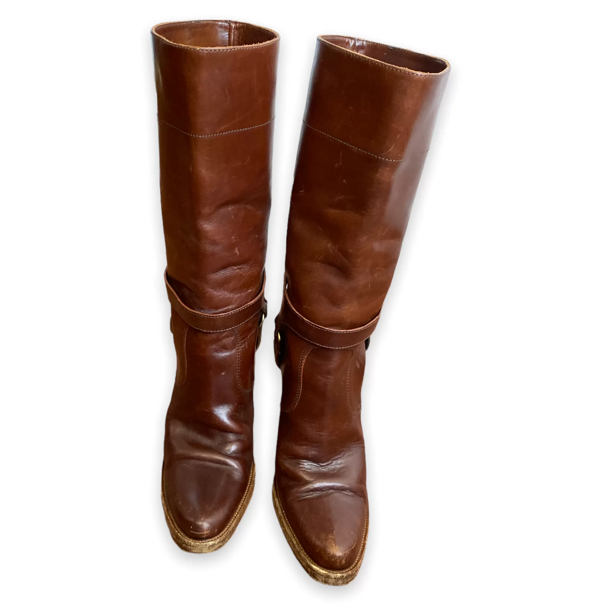 Miu Miu Brown Leather Boots