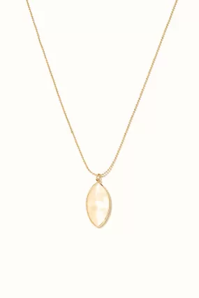 Mother of Pearl Pendant Drop Necklace