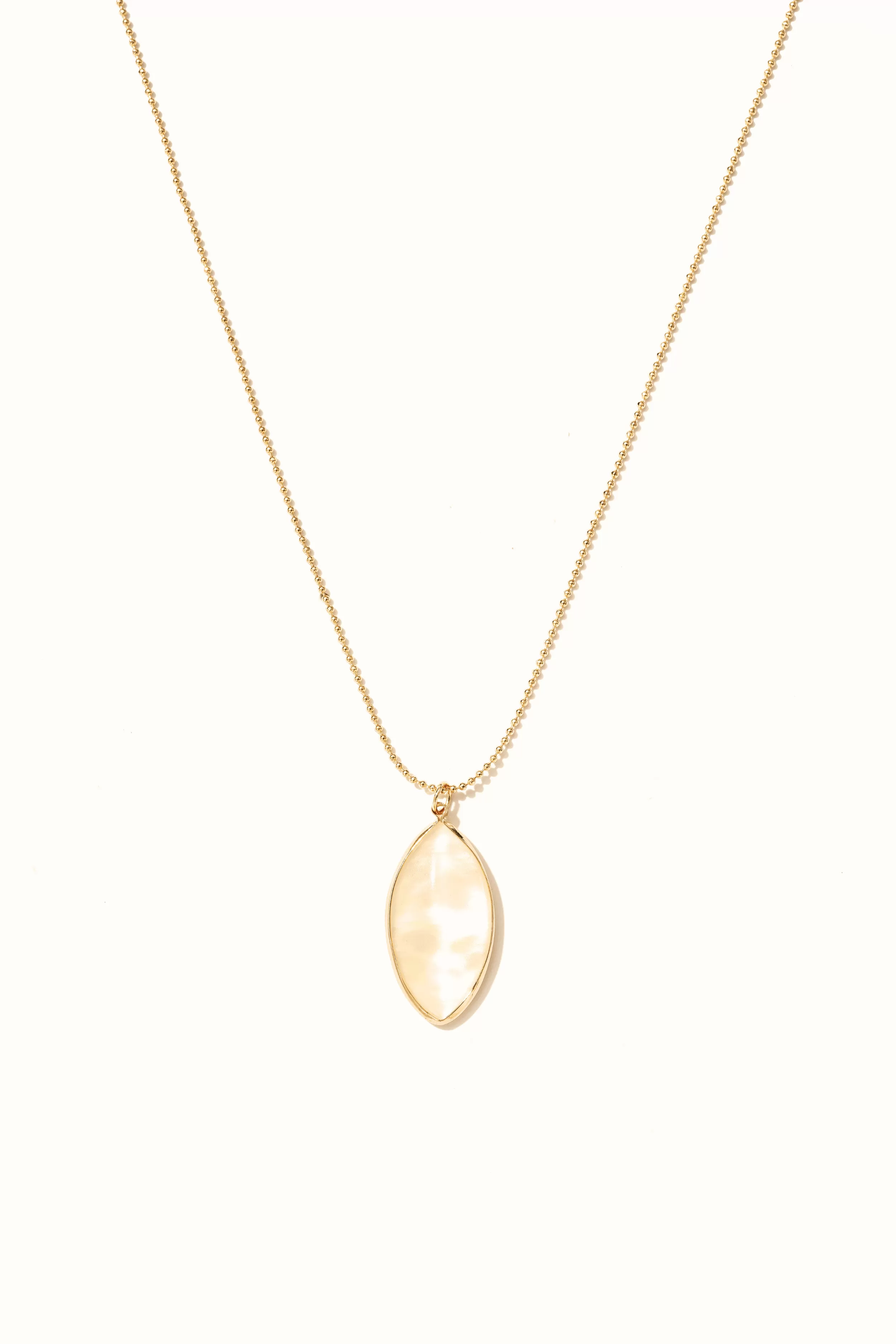 Mother of Pearl Pendant Drop Necklace