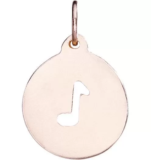 Music Note Cutout Charm