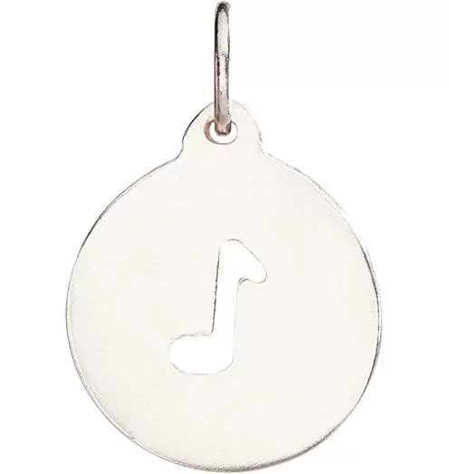 Music Note Cutout Charm