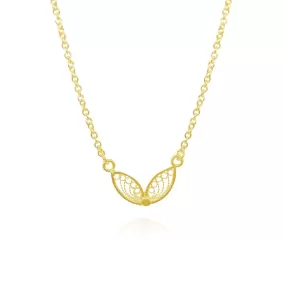 NADIA SOLID GOLD 18K NECKLACE FILIGREE