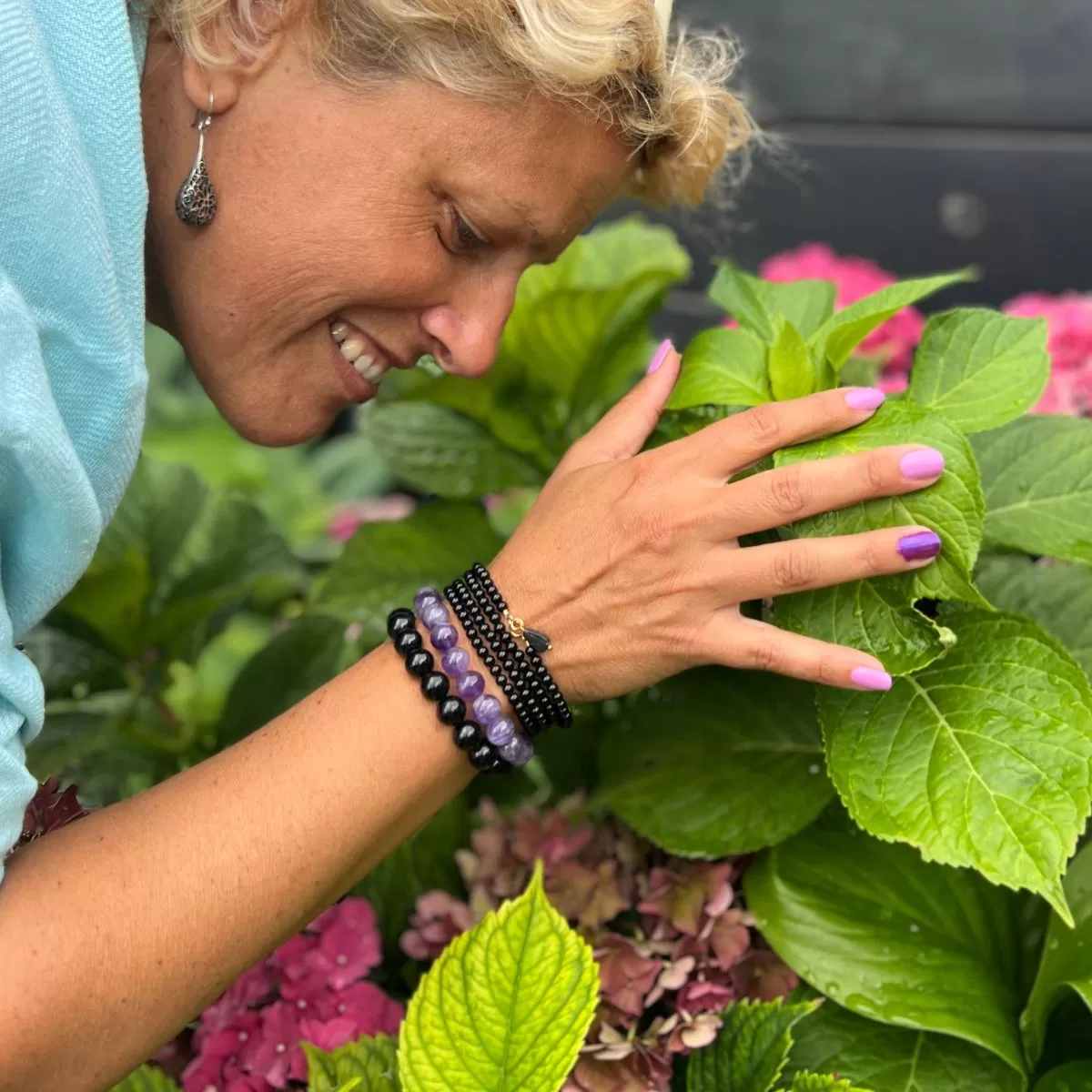 Natural Leader Bracelet Stack - Silver