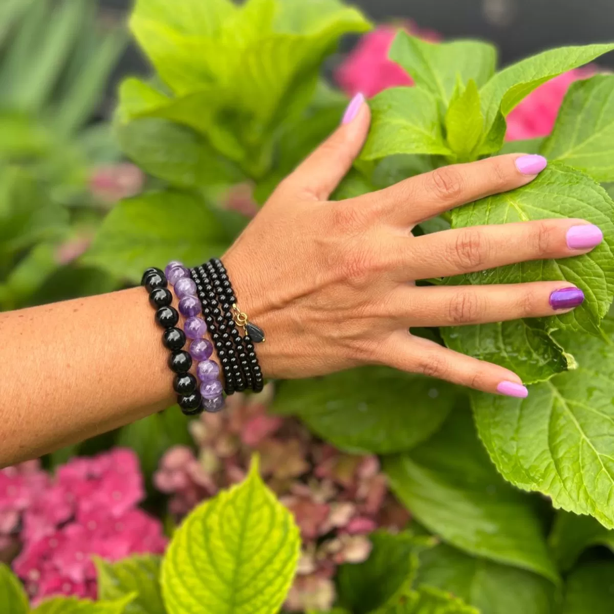 Natural Leader Bracelet Stack - Silver