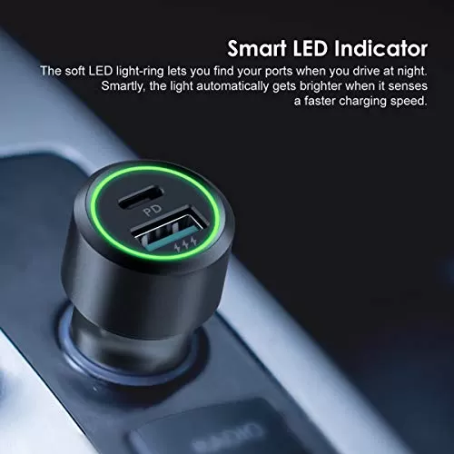 oraimo Bullet-PD 36W PD & QC3.0 Fast Charging Car Charger