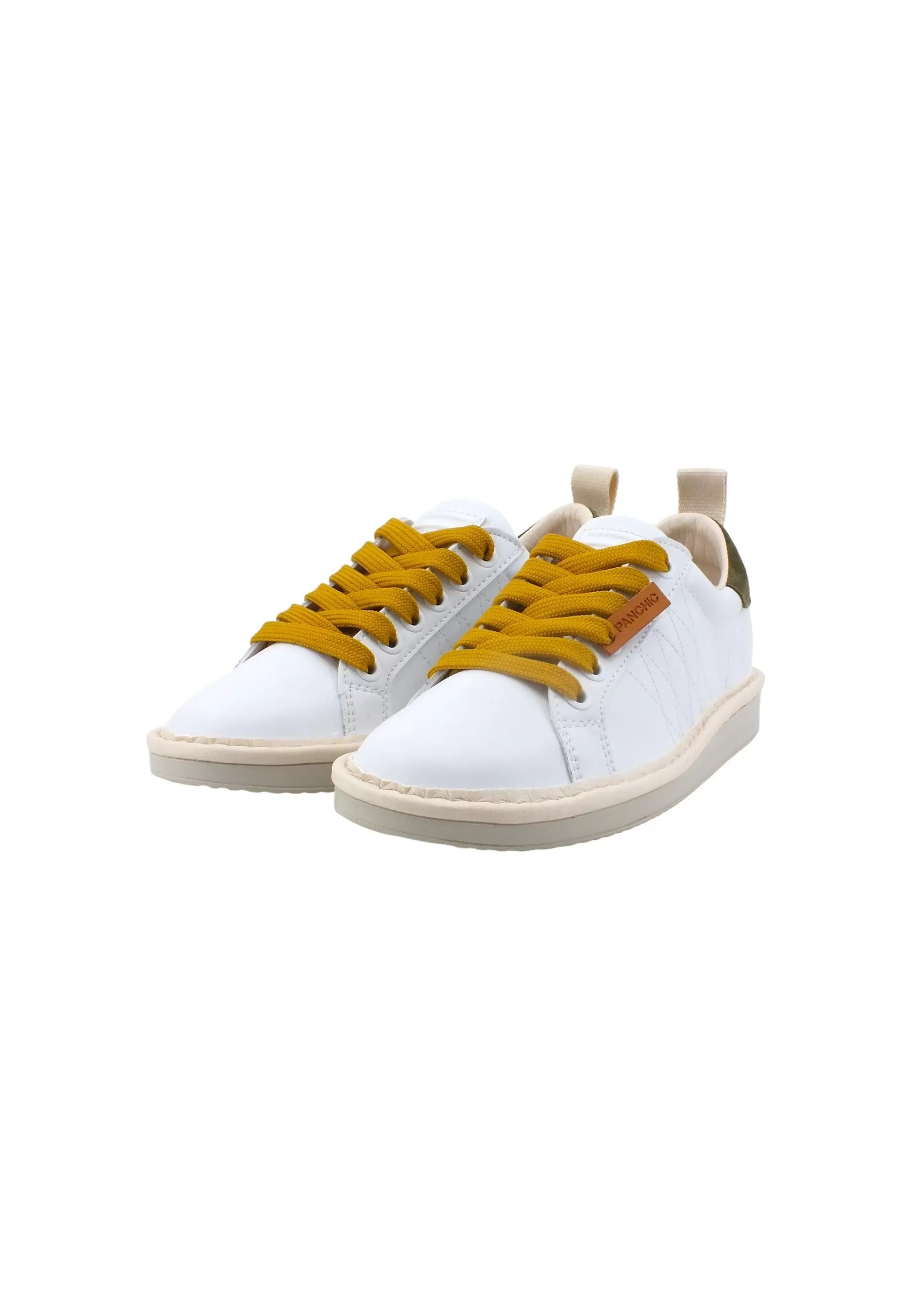 PAN CHIC Sneaker Bambino White Sage Yellow P01K00200243004