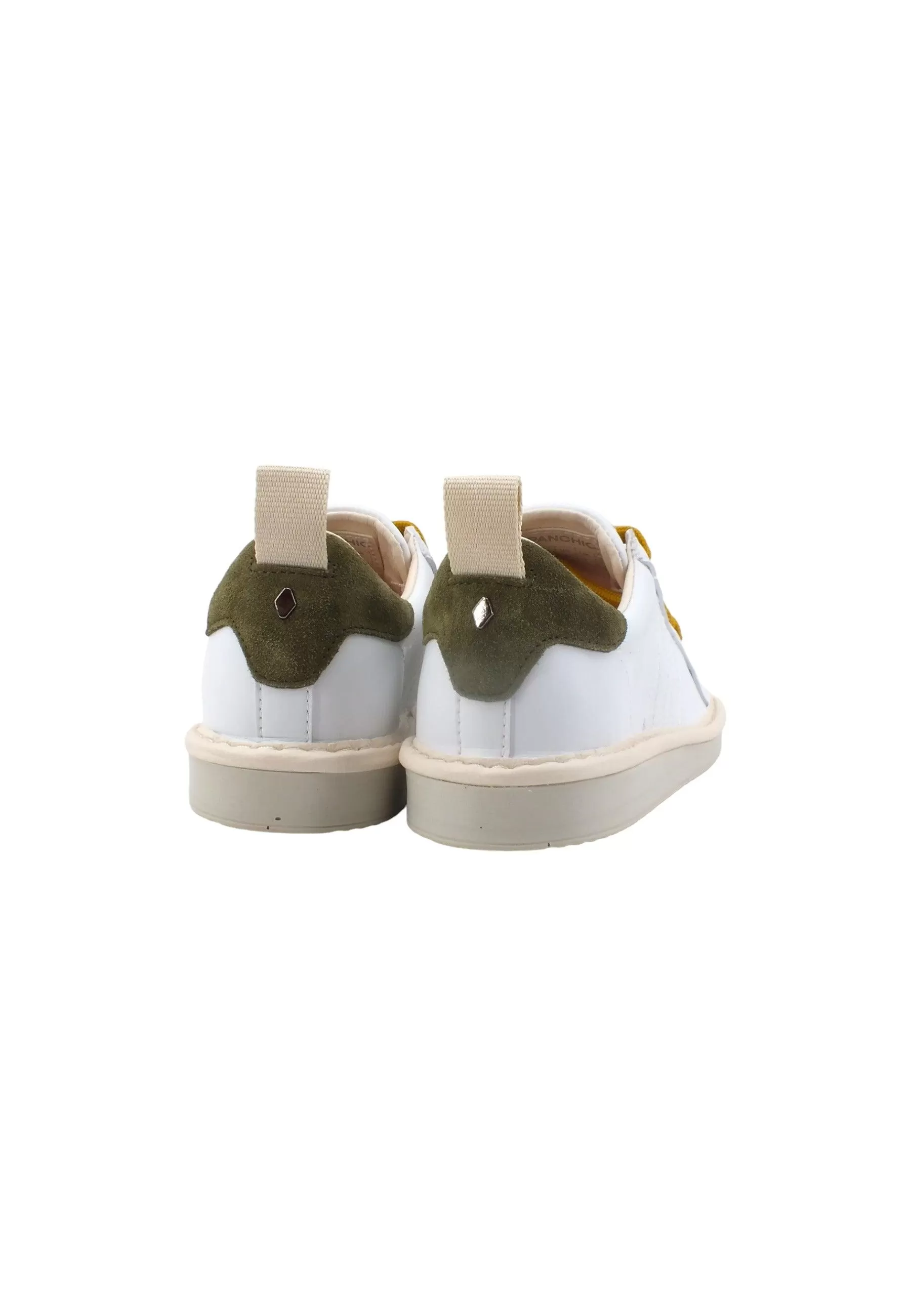 PAN CHIC Sneaker Bambino White Sage Yellow P01K00200243004