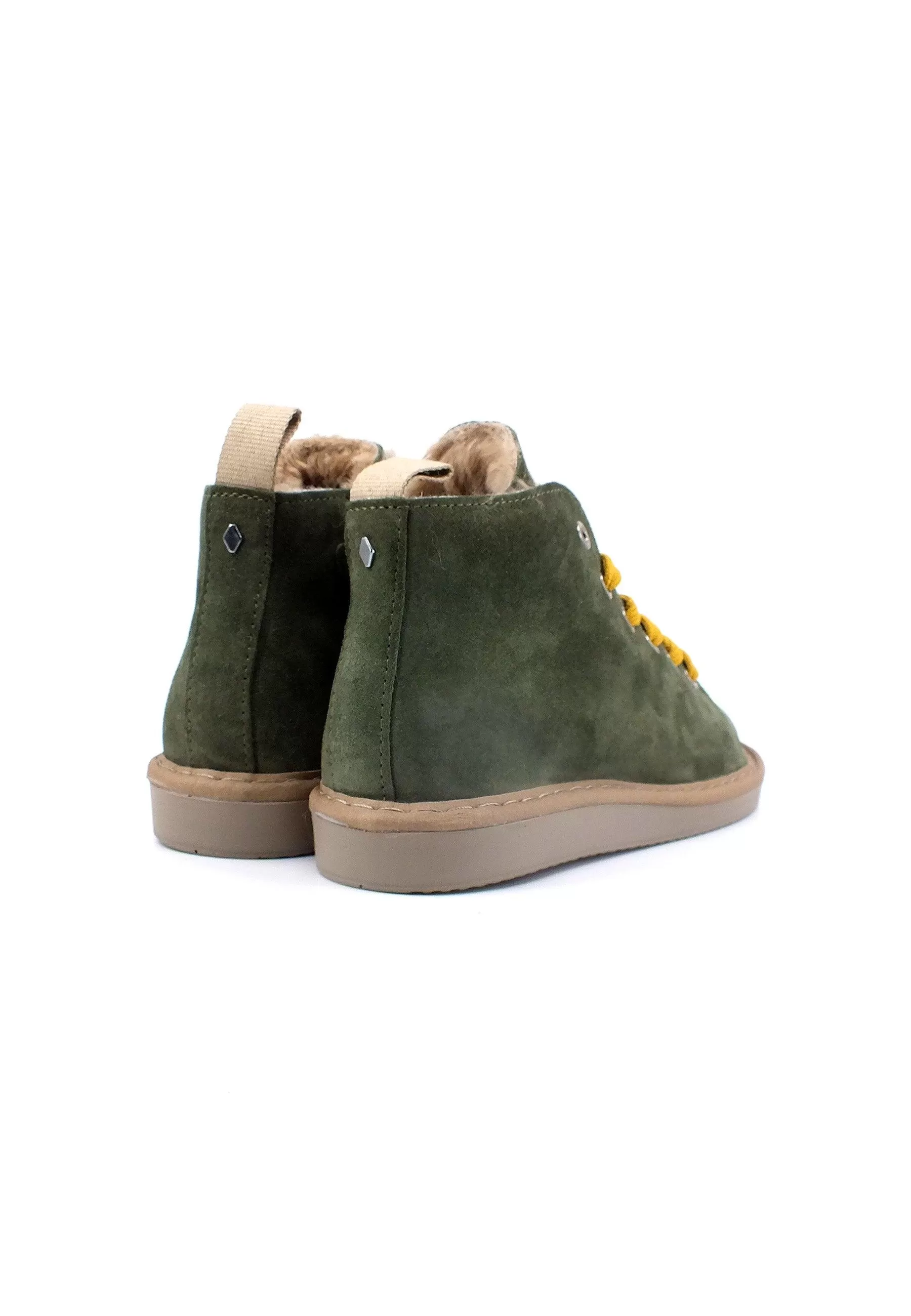 PAN CHIC Stivaletto Pelo Bimbo Military Green Yellow P01K007-00462032