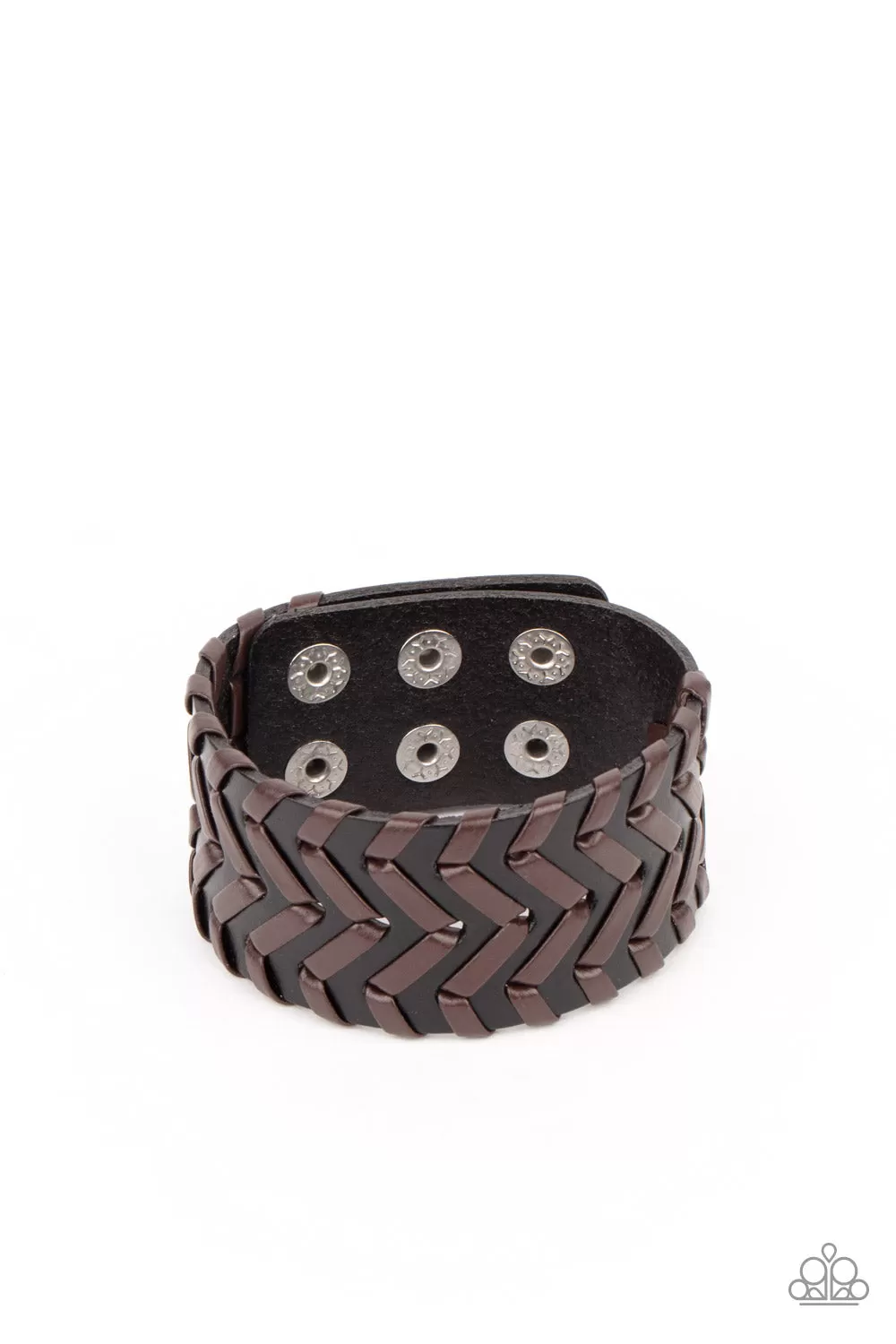 Paparazzi Biker Badlands - Black Urban Bracelet