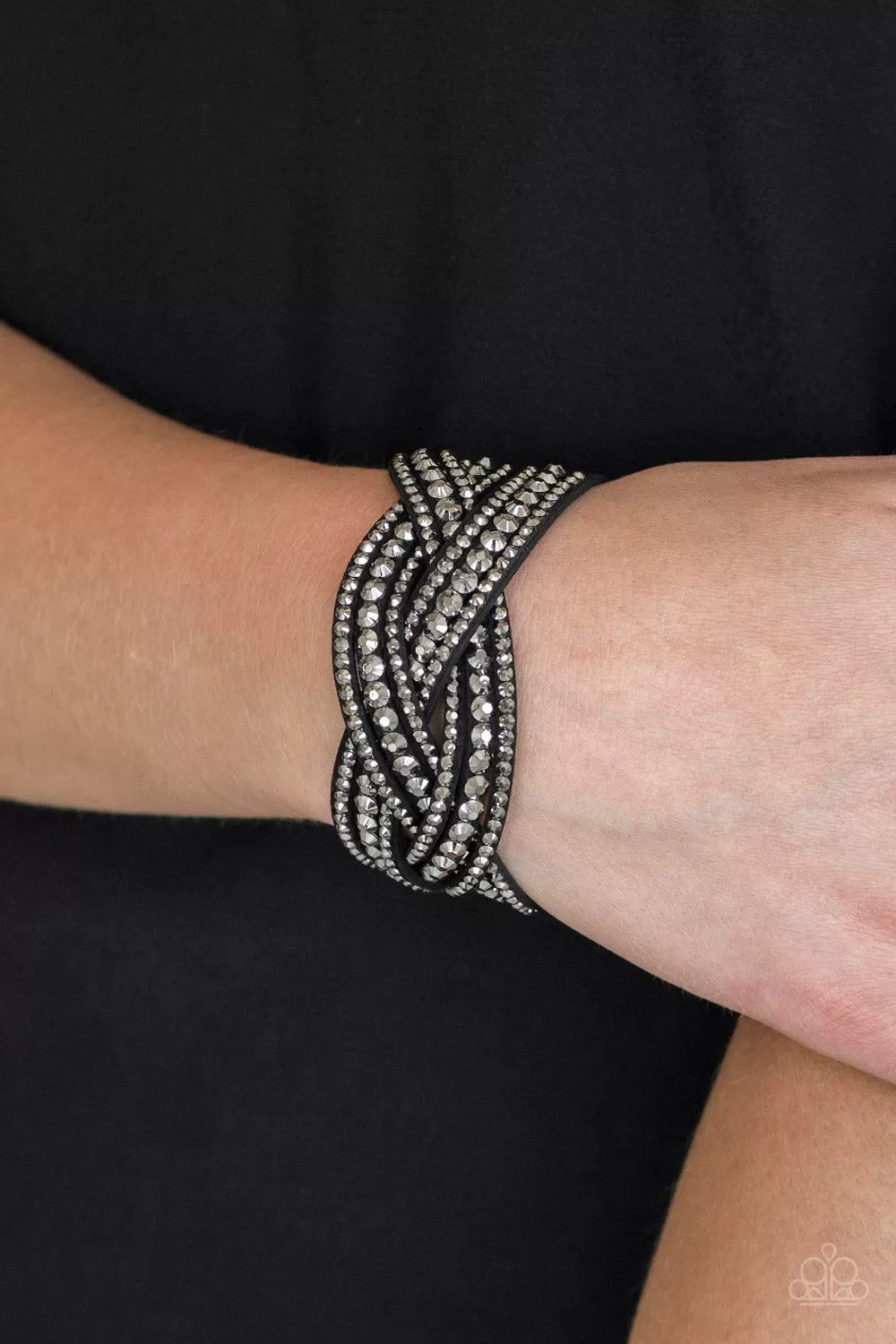 Paparazzi Bring On The Bling - Black Urban Bracelet