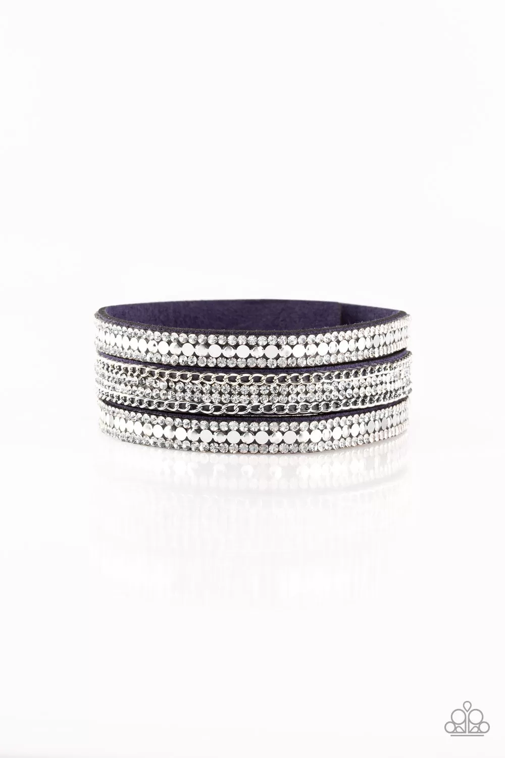 Paparazzi Fashion Fanatic - Blue Wrap Bracelet