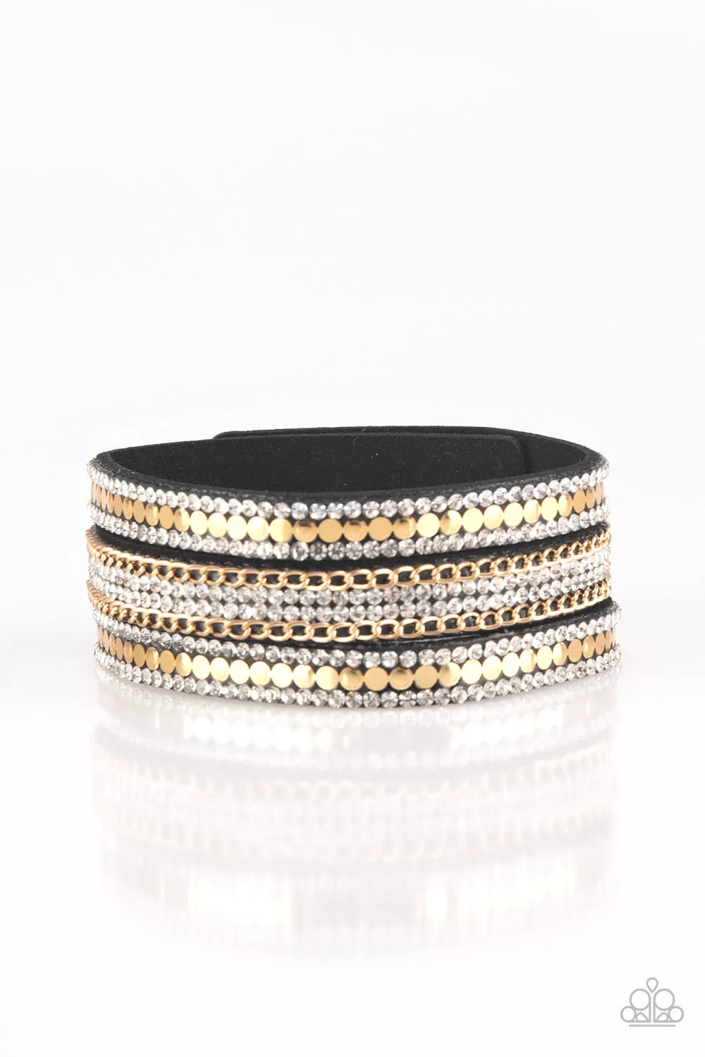 Paparazzi Fashion Fanatic - Gold Bracelet