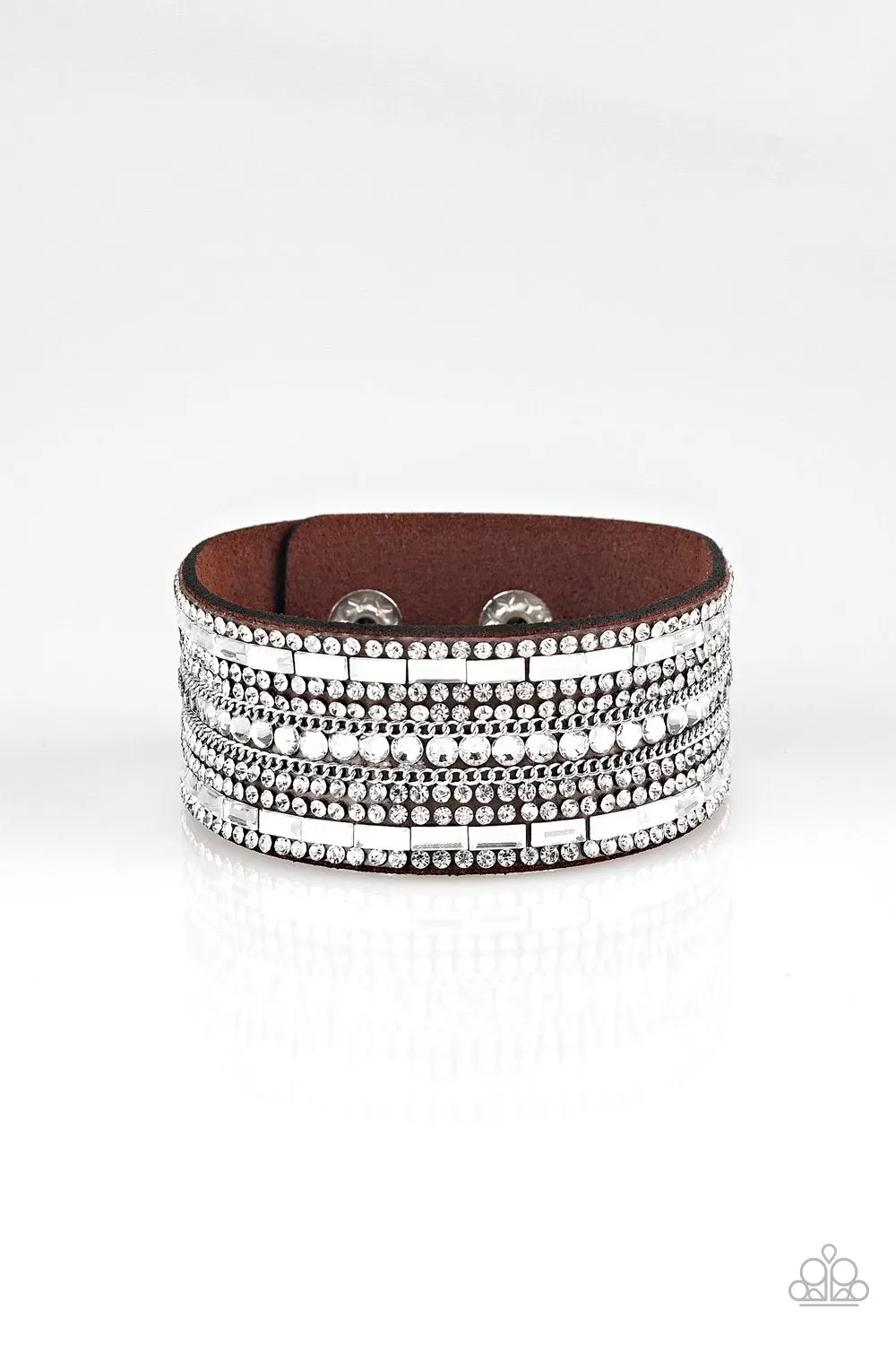 Paparazzi Rebel Radiance - Brown Bracelet