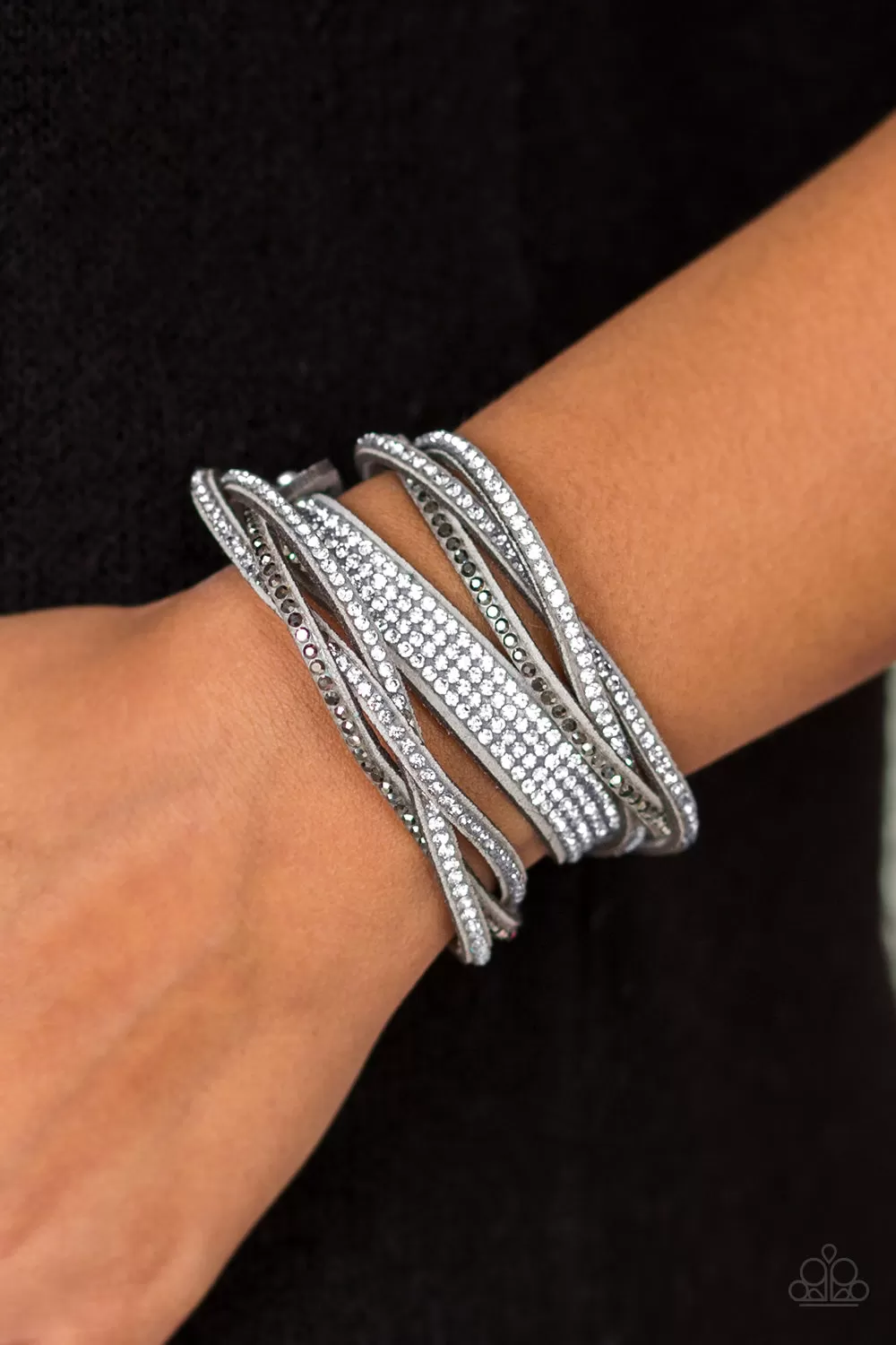 Paparazzi Taking Care Of Business - Silver Urban Bracelet