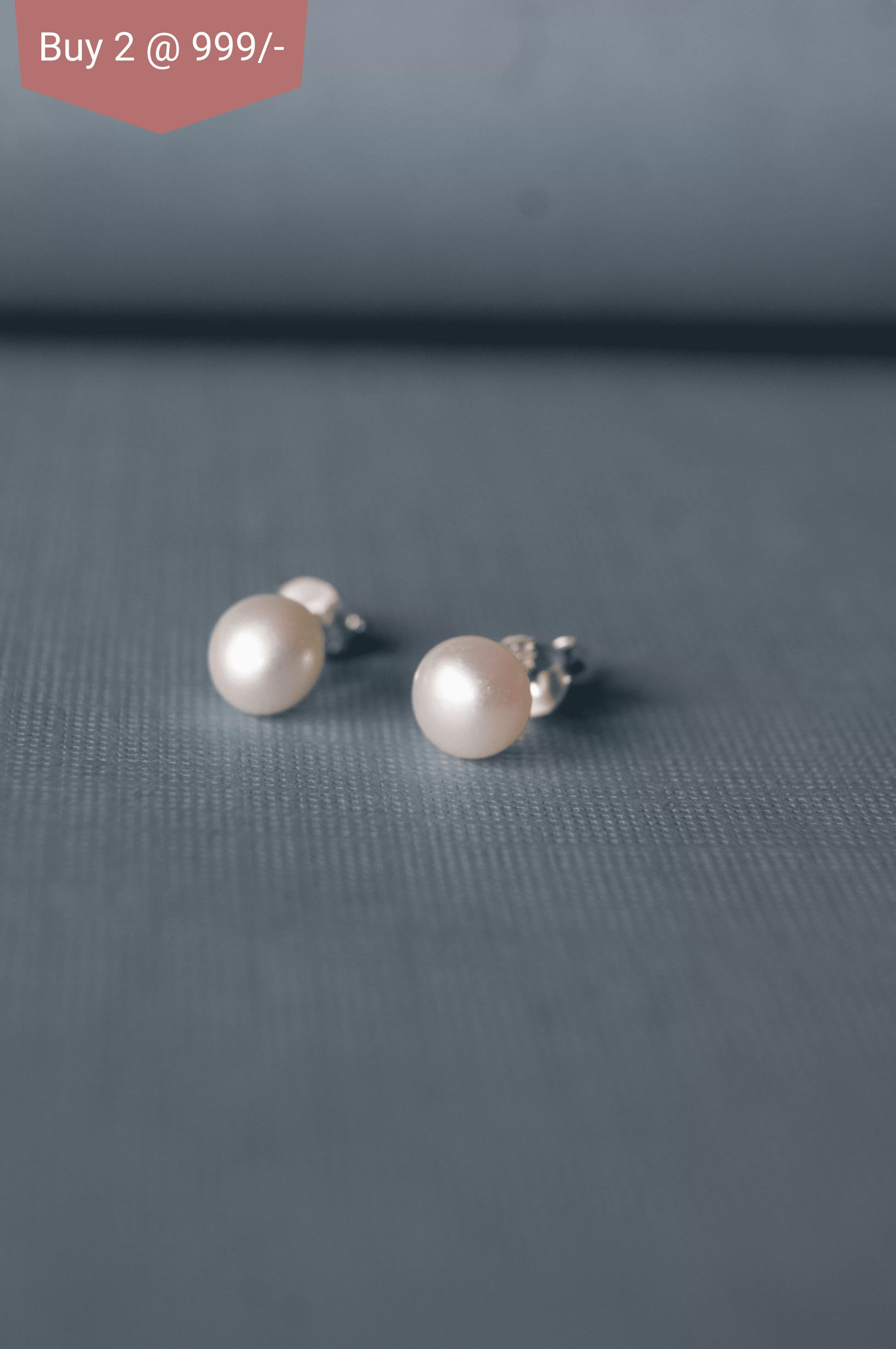 Perfectly Elegant Pearl Sterling Silver Earrings