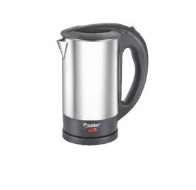 Prestige PKSS 1.5 Stainless Steel Electric Kettle 1.5 L, (Silver & Black)