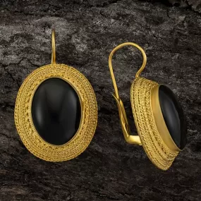 Prince Albert Onyx Earrings