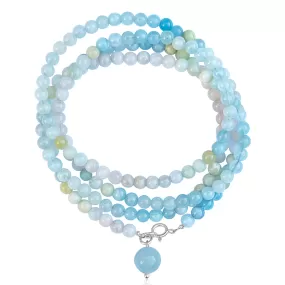 Purity of Waters Aquamarine Wrap Bracelet