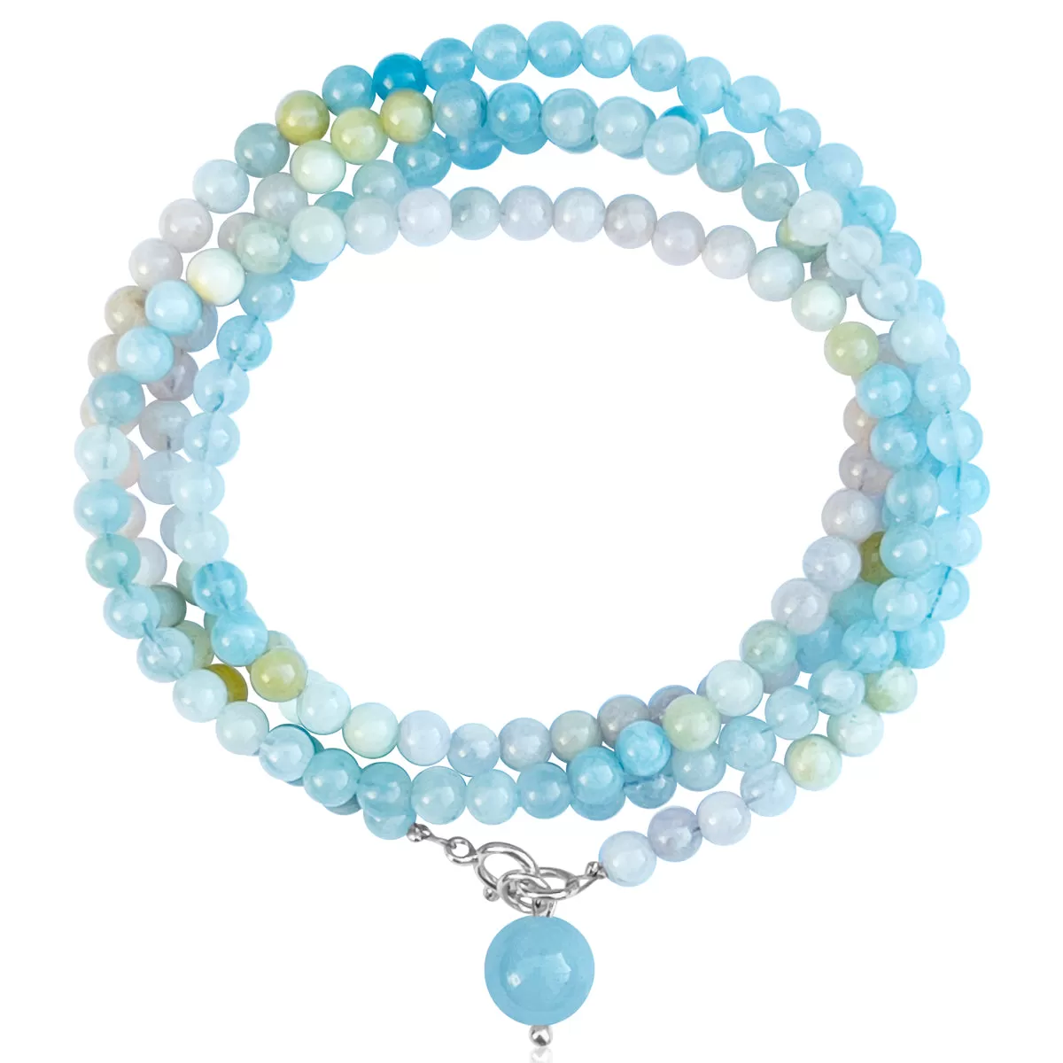 Purity of Waters Aquamarine Wrap Bracelet