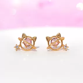 Purrty Planet Studs