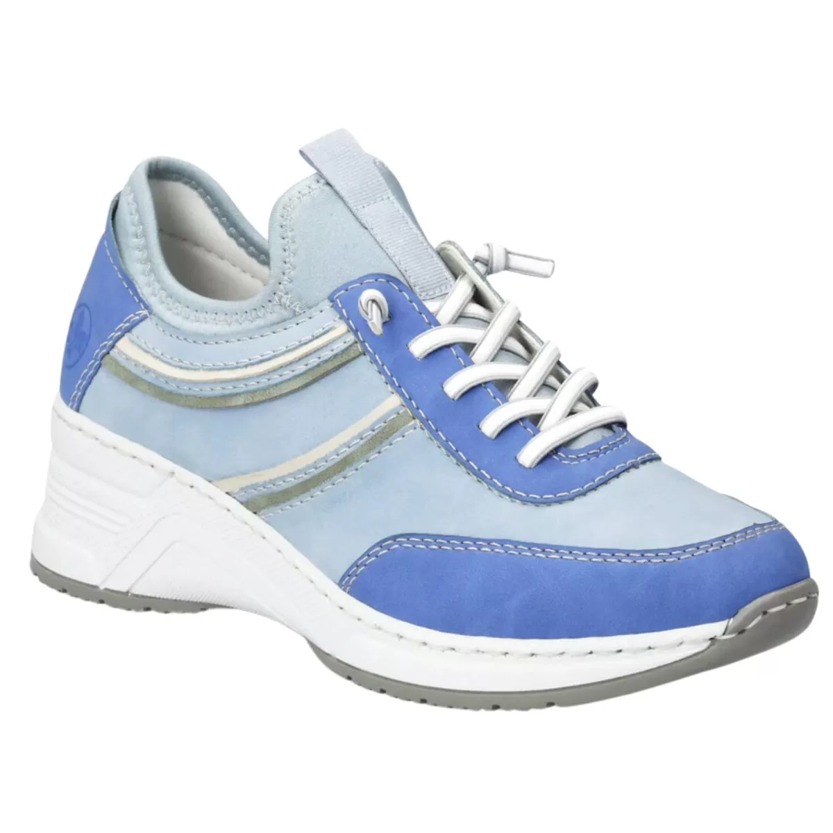 Rieker Women's N4381-10 Blue/Aqua/Mint/Pearl