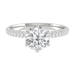 Ronah 0.76ct D VVS2 Id IGI 18K White Gold