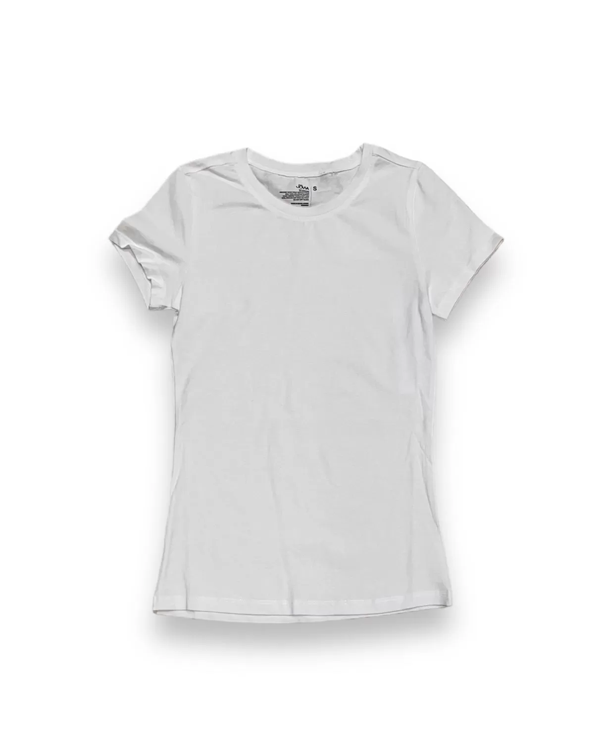 Round Neck Solid Tee