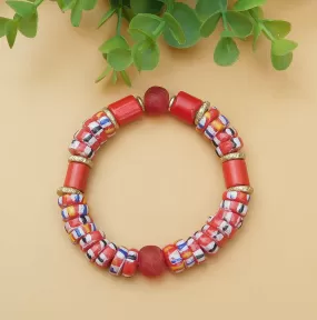 Seeing Red Chevron Bracelet