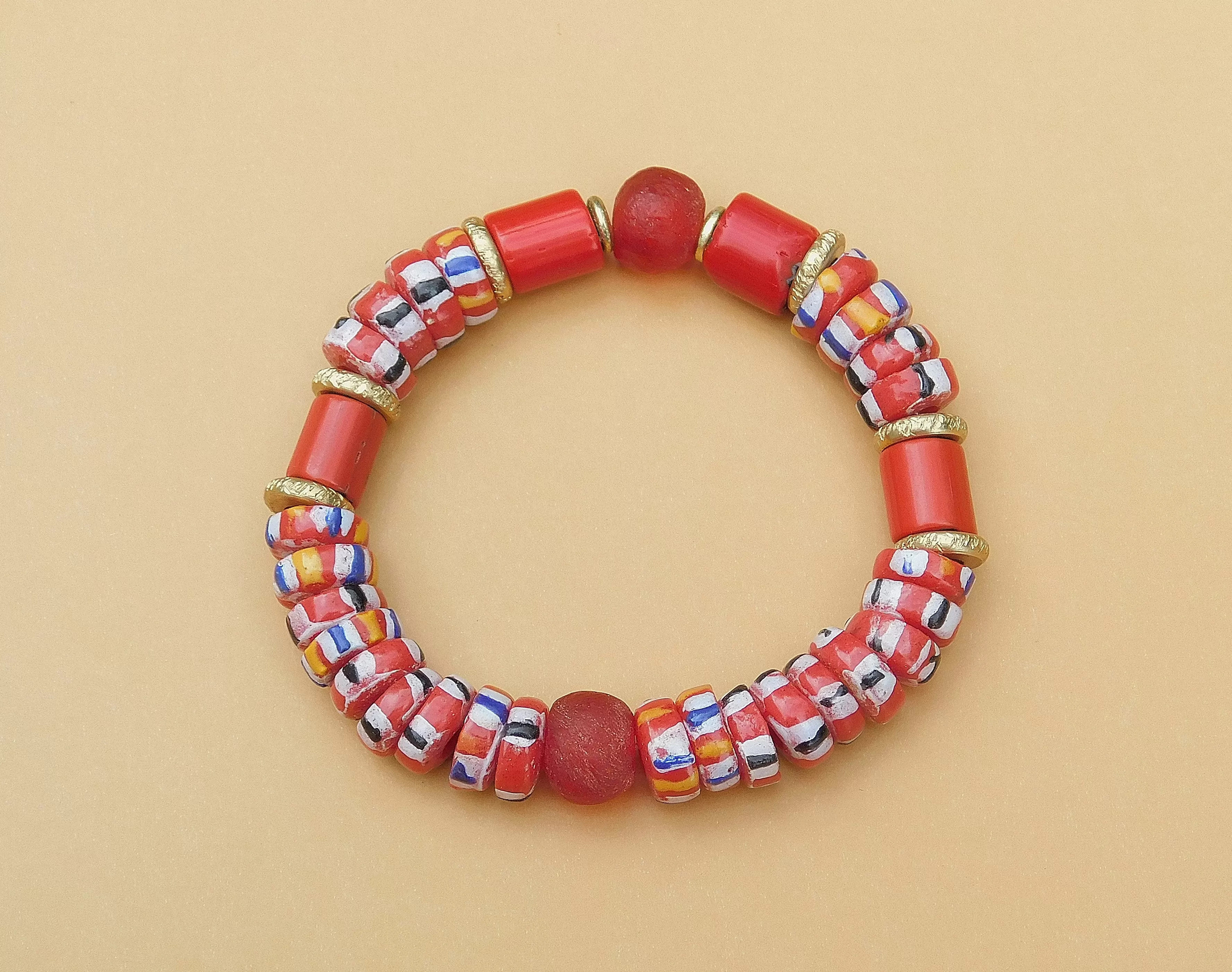 Seeing Red Chevron Bracelet