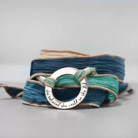 She Believed She Could So She Did - Inspirational Wrap Bracelet | Moonkist Designs